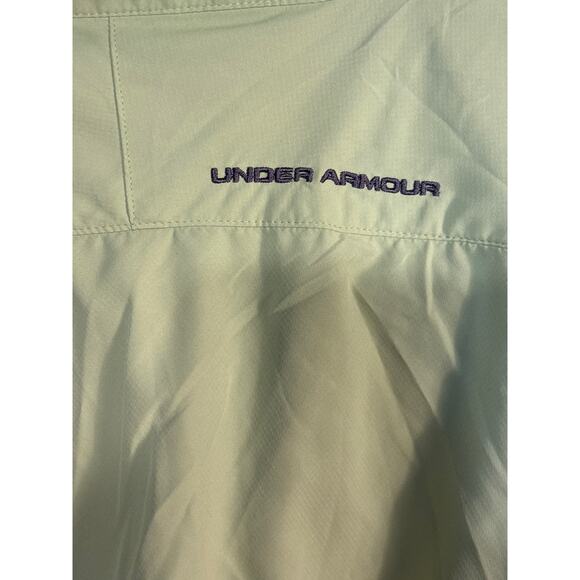 Under Armour Loose Heat Gear Size 2XL Green Fishing Short Sleeve Shirt - Picture 3 of 5